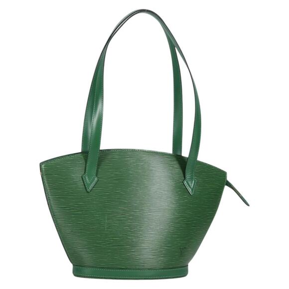 LOUIS VUITTON Epi Saint Jacques Poignees Long Bag Green M52334 - Picture 1 of 16